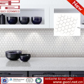 china supply Hexagonal kitchen ceramic mosaic tiles